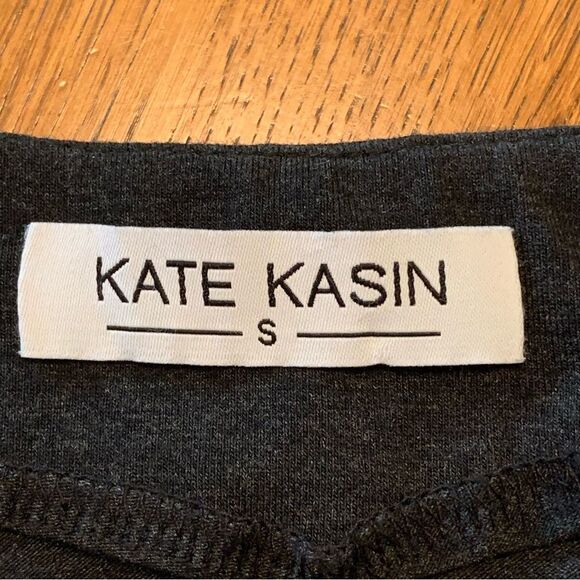 KATE KASEN Circle Skirt Midi Women’s Small Dark Gray Cotton Spandex Side Zipper. - Picture 7 of 13